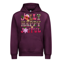 Mauve Wine jolly happy joyful pink christmas Urban Hoodie - CowGirlArtShop