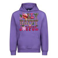 Tulip jolly happy joyful pink christmas Urban Hoodie - CowGirlArtShop