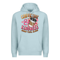 Blue Mist caffeine and kindness brewtiful blend Premium Hoodie - JahusDesignShop