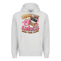 Dove Grey caffeine and kindness brewtiful blend Premium Hoodie - JahusDesignShop