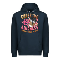 Navy caffeine and kindness brewtiful blend Premium Hoodie - JahusDesignShop