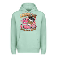 Seafoam caffeine and kindness brewtiful blend Premium Hoodie - JahusDesignShop