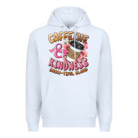 White caffeine and kindness brewtiful blend Premium Hoodie - JahusDesignShop