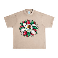 French Oak sunflower mexican flag Urban Heavy Tee - JahusDesignShop