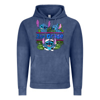 Vintage Denim preview flower stitch 2nd grade Vintage Hoodie - AdoDesignShop