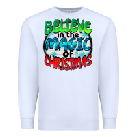 White believe in the magic of christmas Premium Sweatshirt - BarkalooDesign