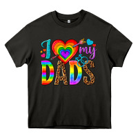 Asphalt i love my dads Heavy Core Tee - texasbilliewilder