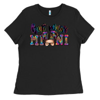Black mess mini messy bun Ladies Tee - Zillion Design Studio