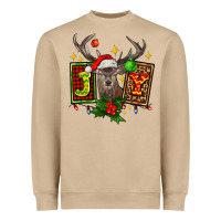 Mushroom joy with reindeer ado Heavyweight Sweatshirt - AdoDesignShop
