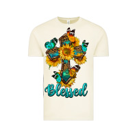 Vintage Arctic cross with butterfly blessed Vintage Tee - BundleAndBundleShop
