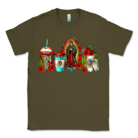 Army Green lady of guadalupe coffee Classic Tee - Jasminsmagicworld