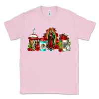 Bubblegum Pink lady of guadalupe coffee Classic Tee - Jasminsmagicworld
