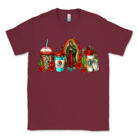 Burgundy lady of guadalupe coffee Classic Tee - Jasminsmagicworld