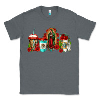 Charcoal Heather lady of guadalupe coffee Classic Tee - Jasminsmagicworld