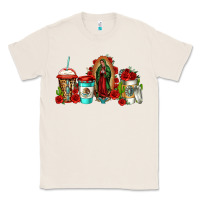 Natural lady of guadalupe coffee Classic Tee - Jasminsmagicworld