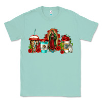Seafoam lady of guadalupe coffee Classic Tee - Jasminsmagicworld