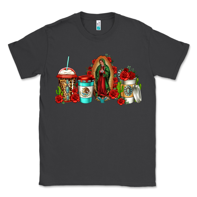 Lady Of Guadalupe Coffee Classic Tee by Jasminsmagicworld | Teevron