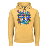 Vintage Mustard preview flower stitch 1st grade Vintage Hoodie - AdoDesignShop
