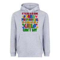 Heather Grey it takes a special paraprofessional to hear what a Heavyweight Hoodie - Artiststas