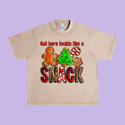 Out Here Lookin Like A Snack Ado Urban Heavy Tee Designed By Adodesignshop