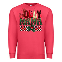 Cardinal Christmas jolly mama Premium Sweatshirt - BarkalooDesign