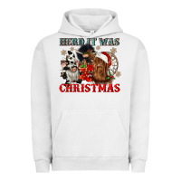 Pigment Lunar Rock herd it was christmas Urban Hoodie - CowGirlArtShop