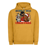 Pigment Peanut Butter herd it was christmas Urban Hoodie - CowGirlArtShop
