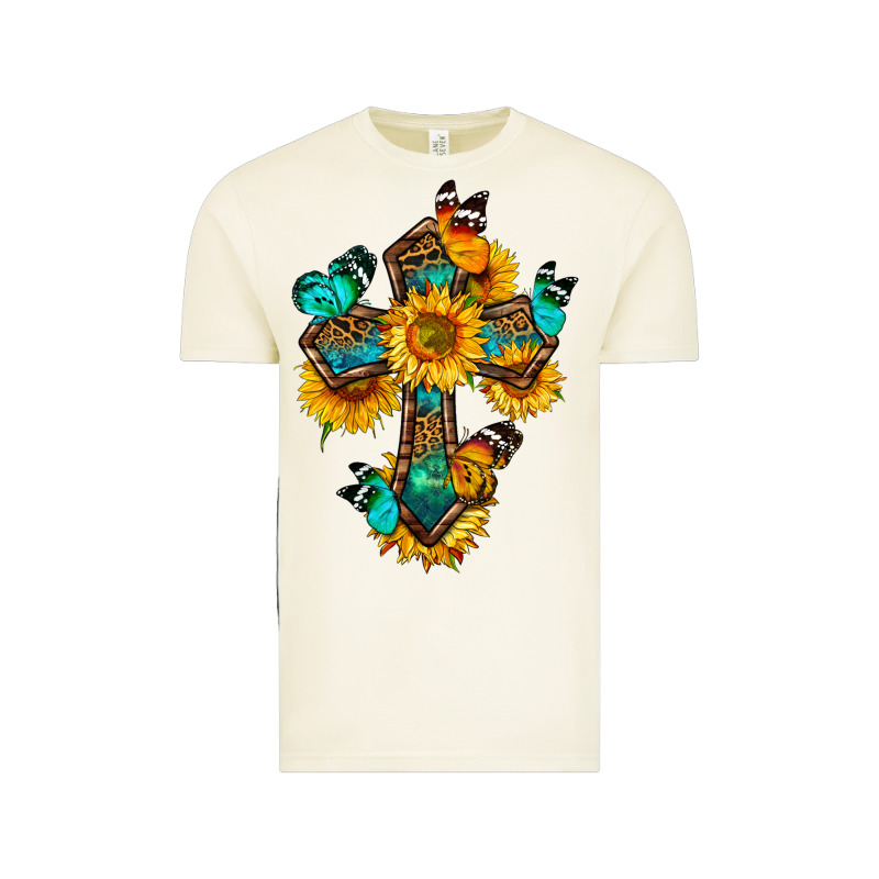 Cross With Butterfly Vintage Tee by BundleAndBundleShop | Teevron