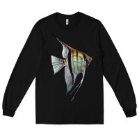Black Angelfish Long Sleeve Tee - LillyAllenDesigns