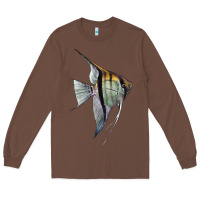 Chestnut Angelfish Long Sleeve Tee - LillyAllenDesigns