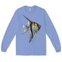 Colony Blue Angelfish Long Sleeve Tee - LillyAllenDesigns