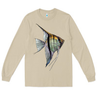 Mushroom Angelfish Long Sleeve Tee - LillyAllenDesigns