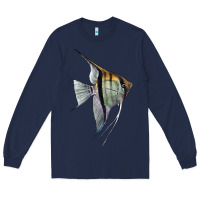 Navy Angelfish Long Sleeve Tee - LillyAllenDesigns