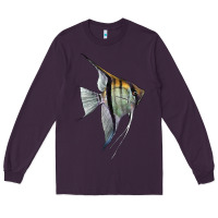 Plum Angelfish Long Sleeve Tee - LillyAllenDesigns