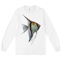 White Angelfish Long Sleeve Tee - LillyAllenDesigns