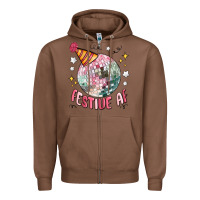 Chestnut festive af Zipper Hoodie - MaliasSmallBusiness