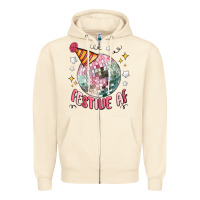 Sandshell festive af Zipper Hoodie - MaliasSmallBusiness