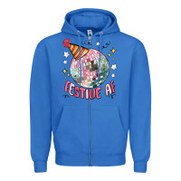True Royal festive af Zipper Hoodie - MaliasSmallBusiness