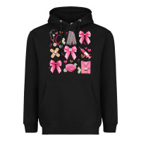 Black coquette bow nurse Heavyweight Hoodie - Artiststas