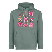Sage coquette bow nurse Heavyweight Hoodie - Artiststas