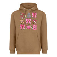 Toasted Coconut coquette bow nurse Heavyweight Hoodie - Artiststas