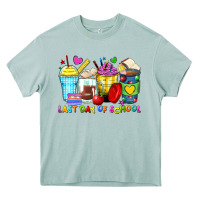 Arona last day of school coffee cups Heavy Core Tee - Zillion Design Studio