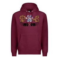 Burgundy Dog Mom Premium Hoodie - Bettercallsaul
