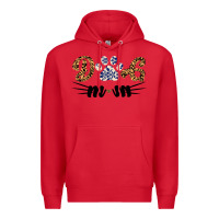 Red Dog Mom Premium Hoodie - Bettercallsaul