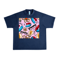 Navy physics seamless pattern Urban Heavy Tee - BundleAndBundleShop