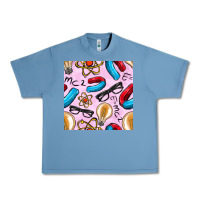 Pebble Blue physics seamless pattern Urban Heavy Tee - BundleAndBundleShop