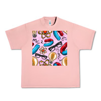 Salmon physics seamless pattern Urban Heavy Tee - BundleAndBundleShop