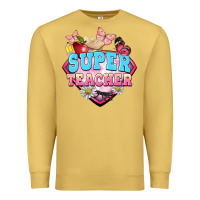 Antique Gold super teacher Premium Sweatshirt - BarkalooDesign