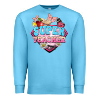 Ocean Blue super teacher Premium Sweatshirt - BarkalooDesign