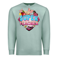 Seafoam super teacher Premium Sweatshirt - BarkalooDesign